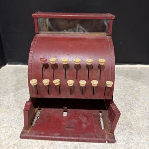 VTG Tom Thumb Toy Cash Register MFG Western Stamping Co. 1950s WORKS